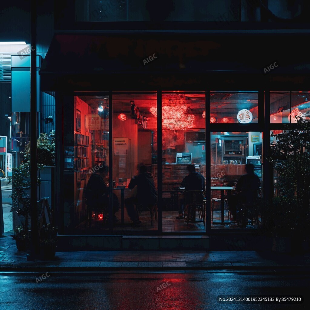 夜晚門店