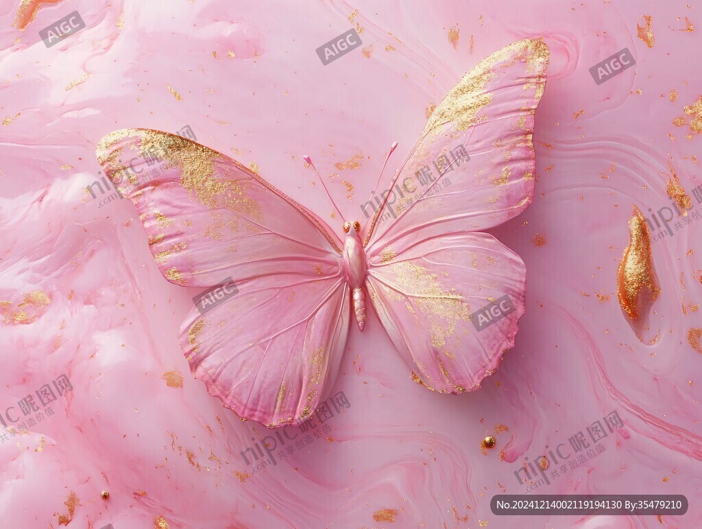 金粉蝴蝶