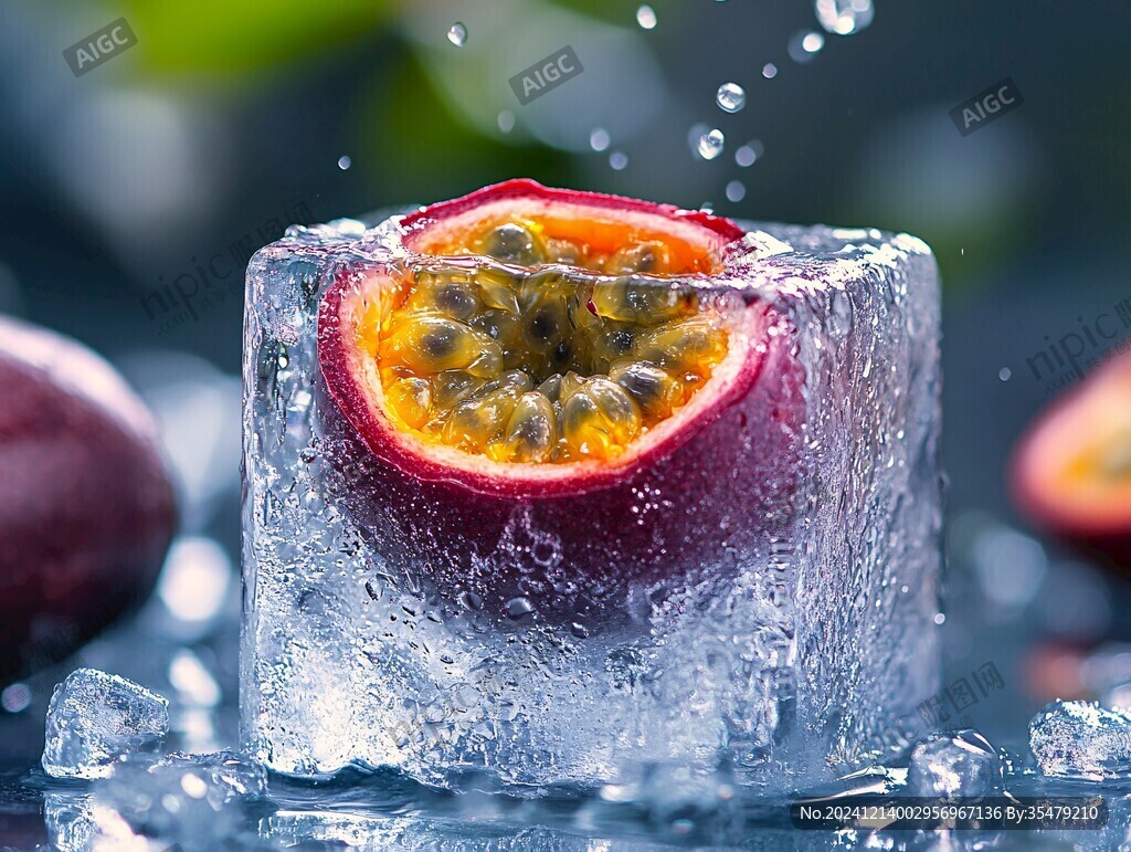 夏至冰塊水果