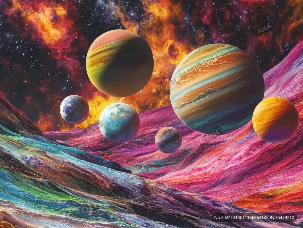 宇宙3d畫