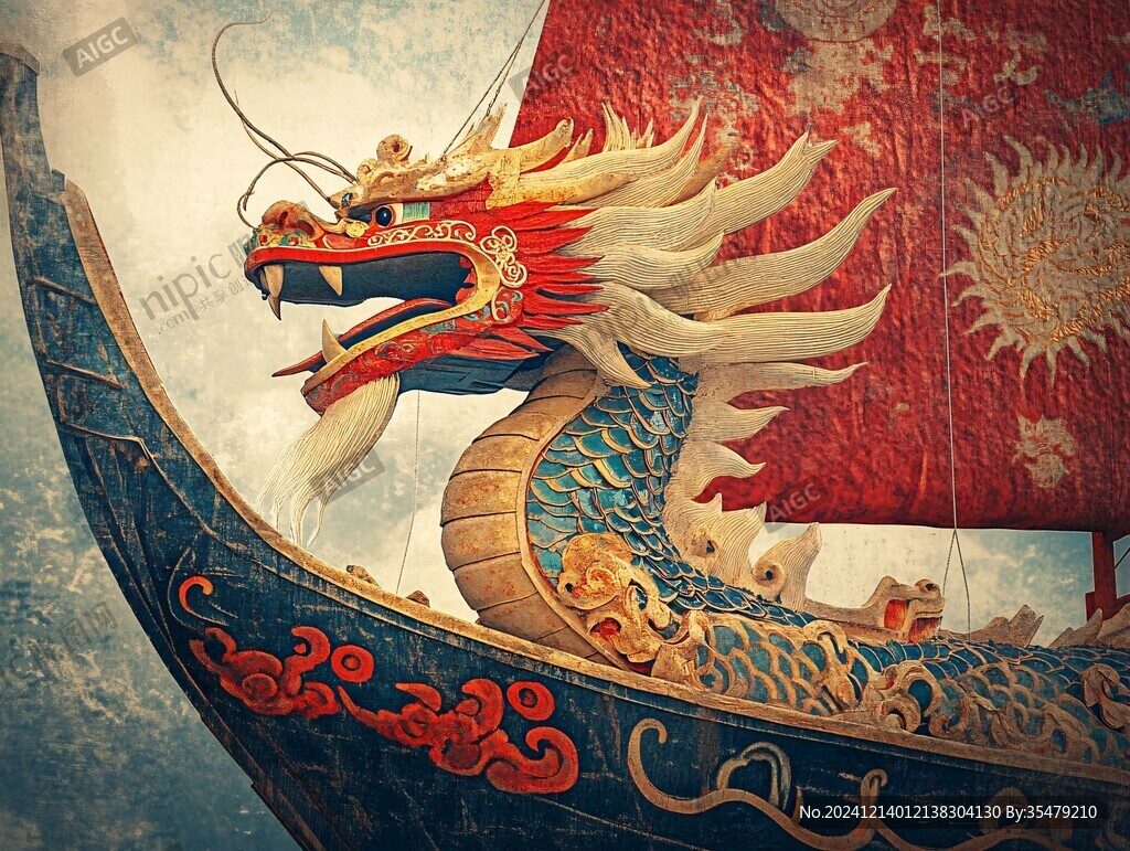 龍年橫版插畫
