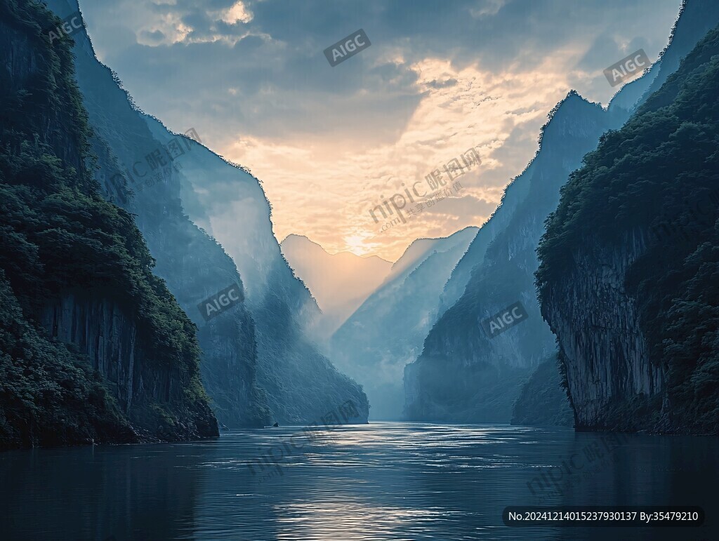 回望巫峽圖片素材下載