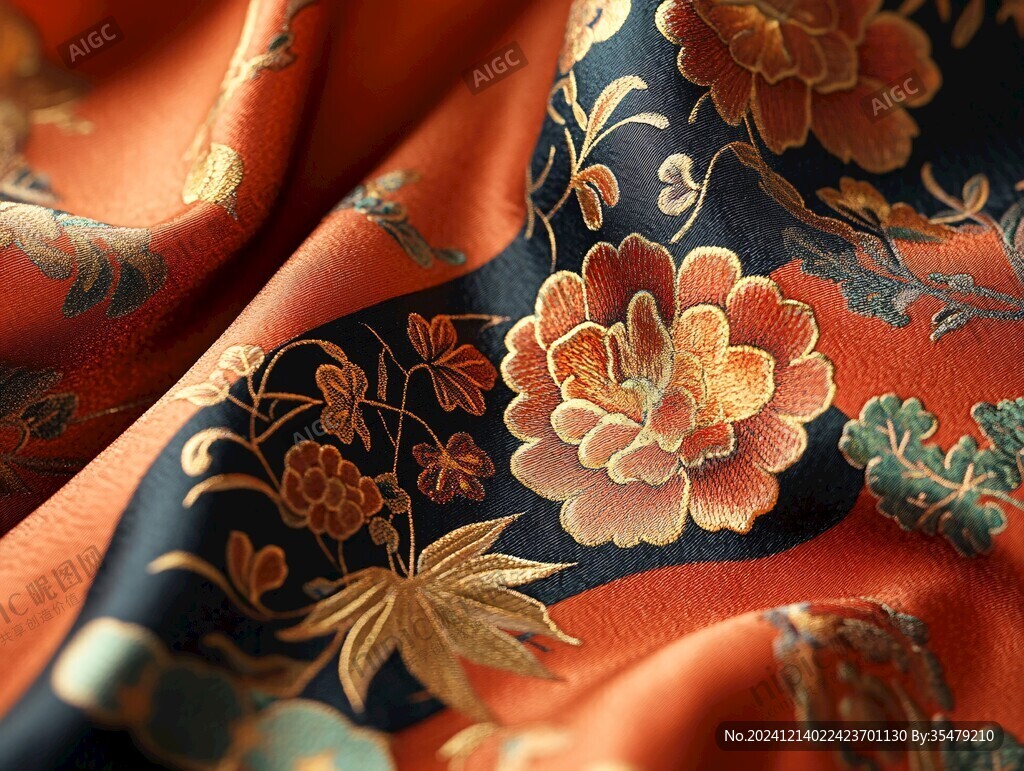 漢服刺繡綢緞錦緞絲綢