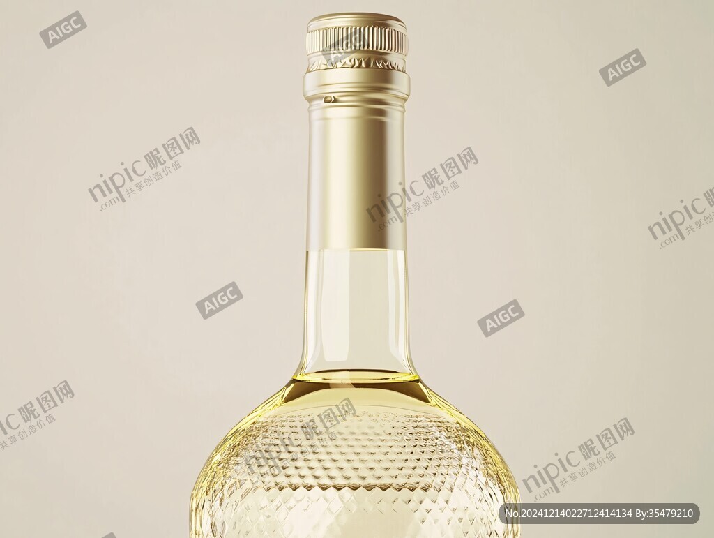 洋酒瓶效果圖