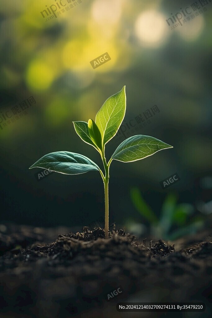 生命綠色植物發(fā)芽