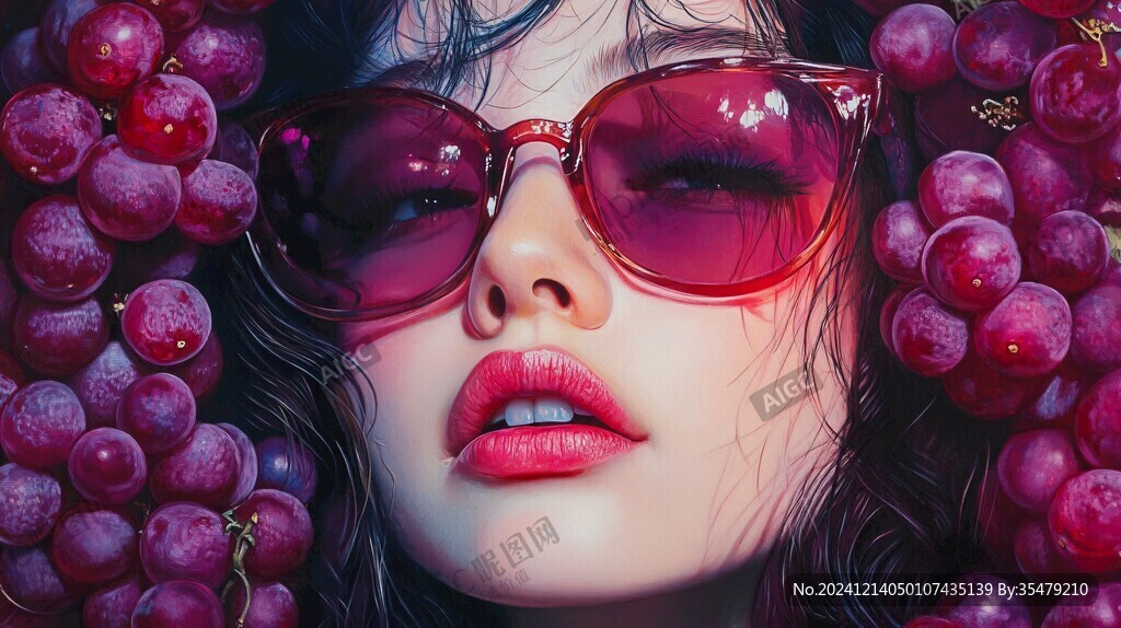 墨鏡人物插畫