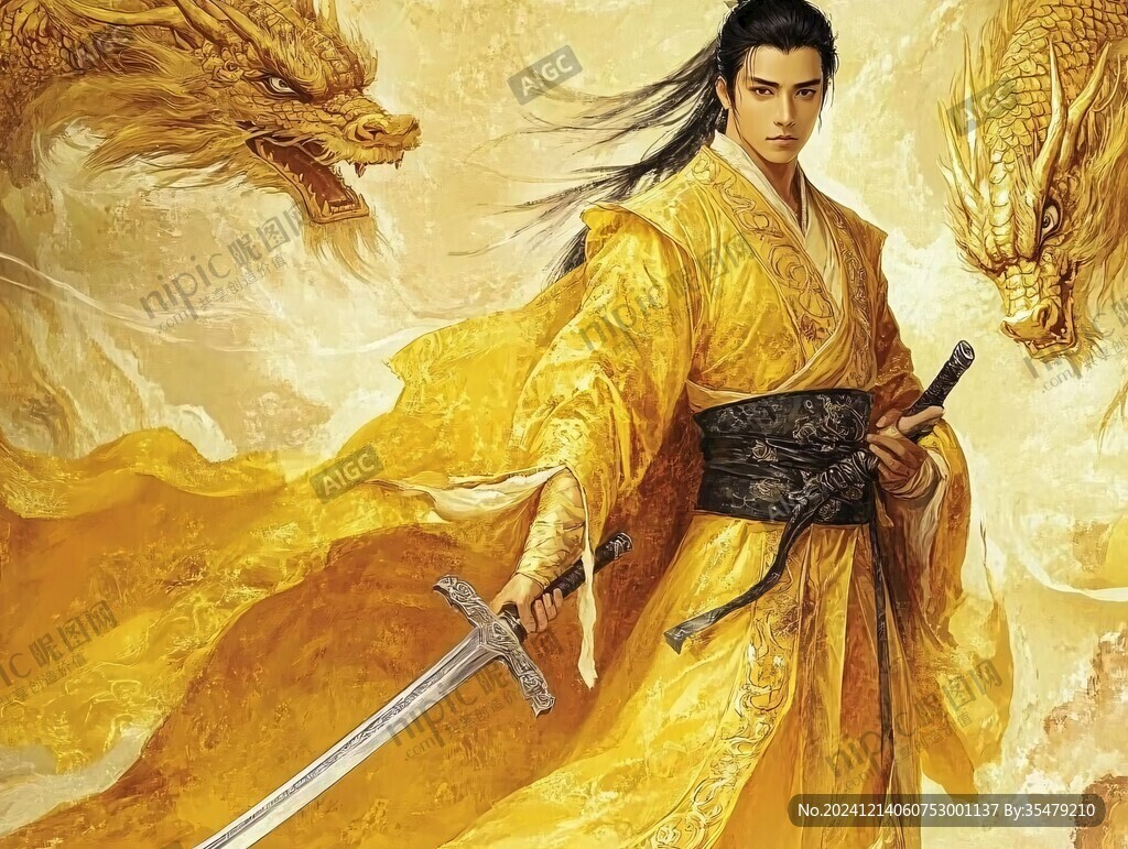 緙金十二章龍袍
