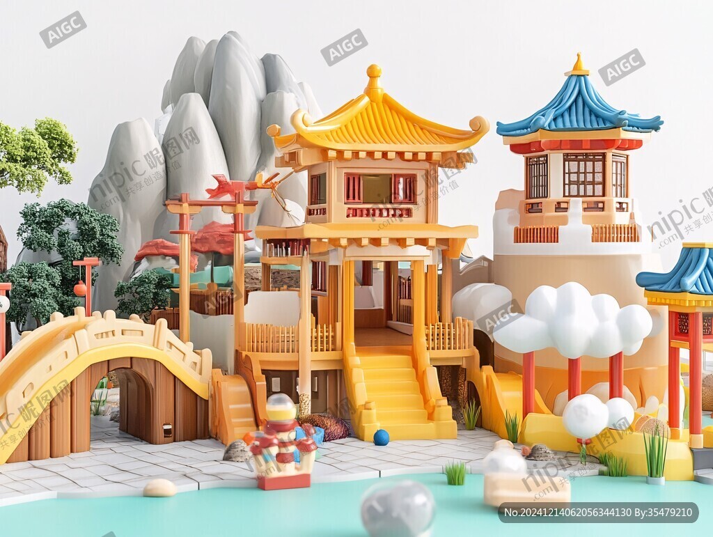 新中式小場(chǎng)景