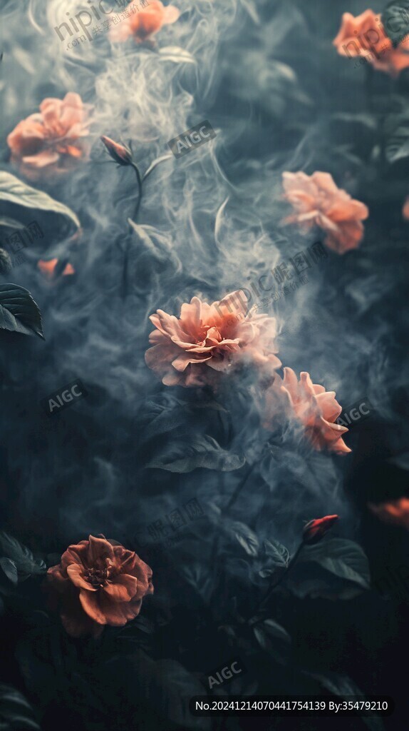 花花朵盛開燃燒點燃