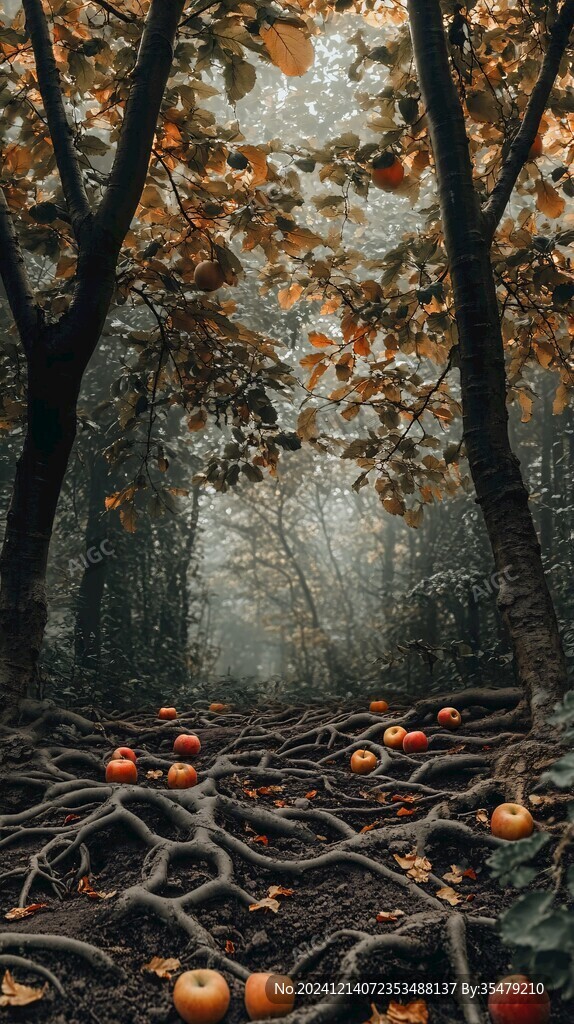 收獲果實秋季紅柿樹木