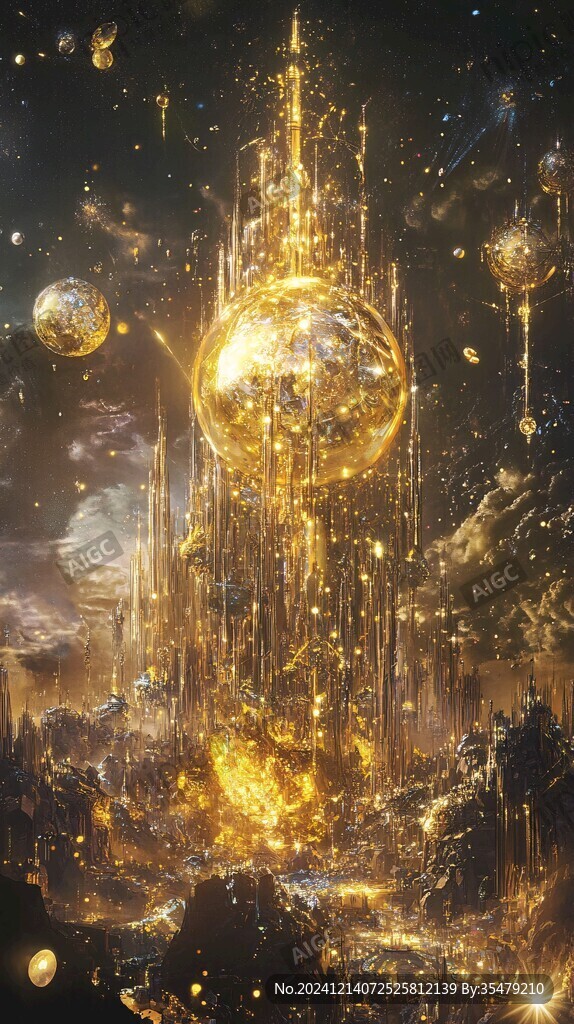 夢(mèng)幻插畫奇幻炫光