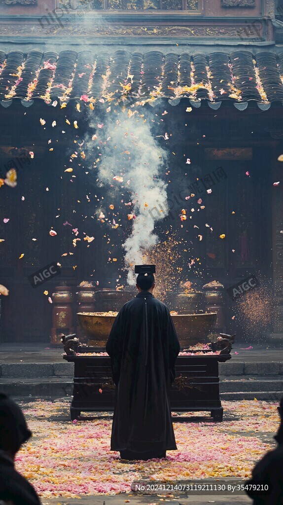 燒香求神