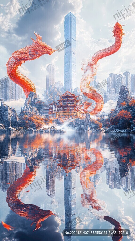 雙龍鬧海
