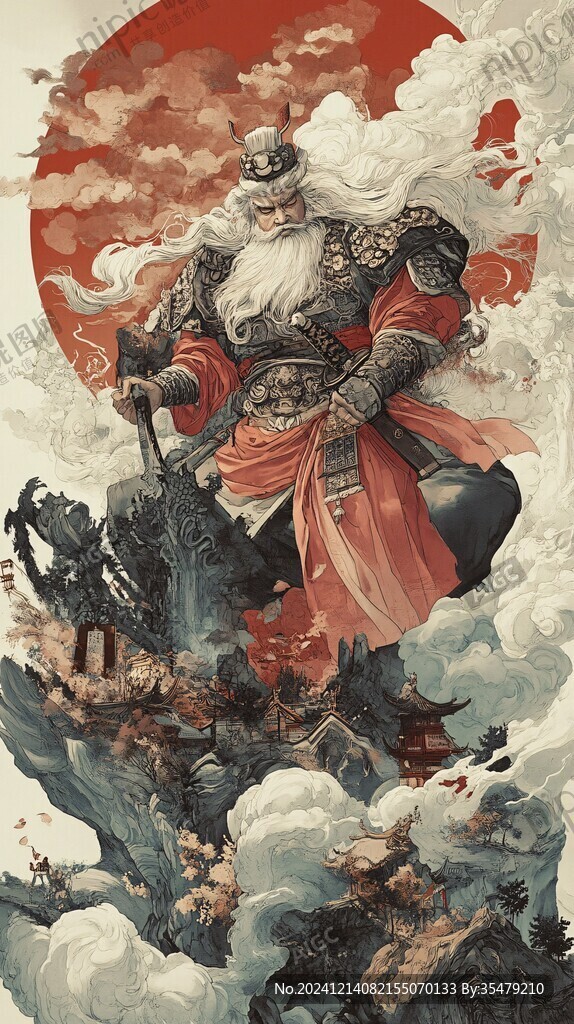 二郎神插畫