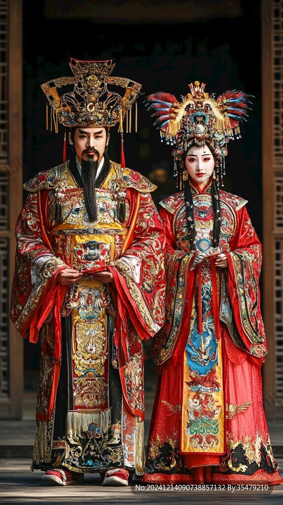皇室皇家大婚婚禮朝服