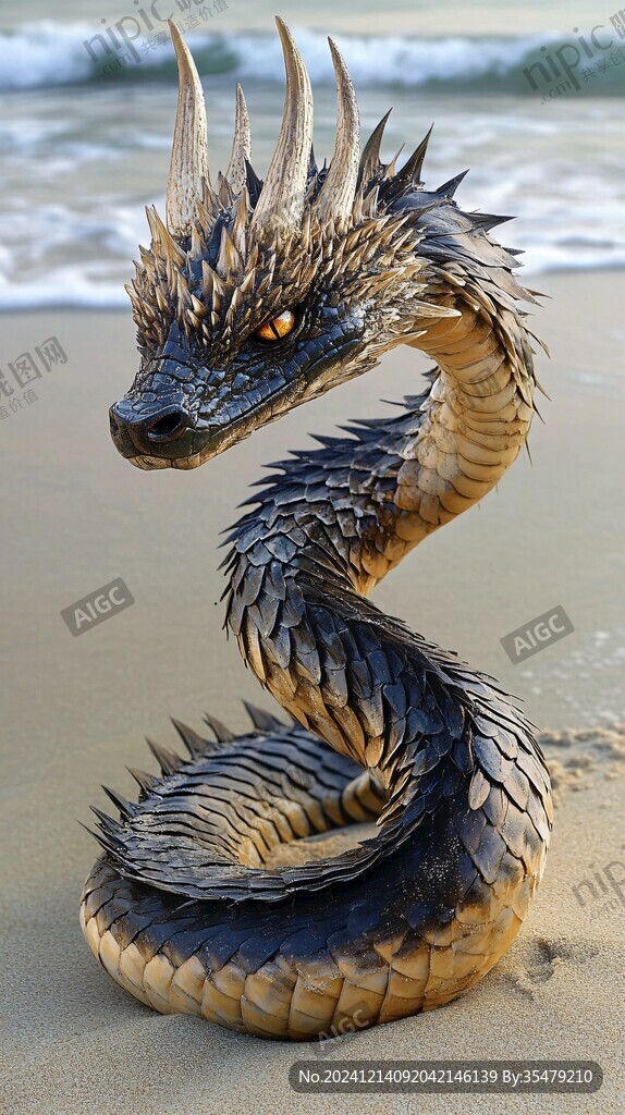 大氣雕塑龍