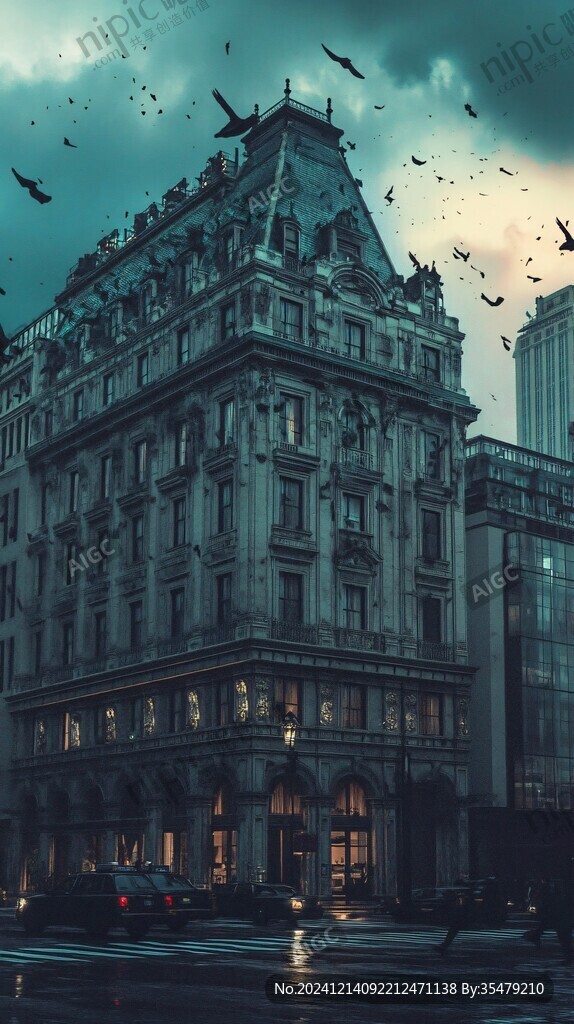 歐美建筑夜景