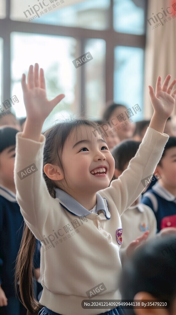 幼兒園開學拍照