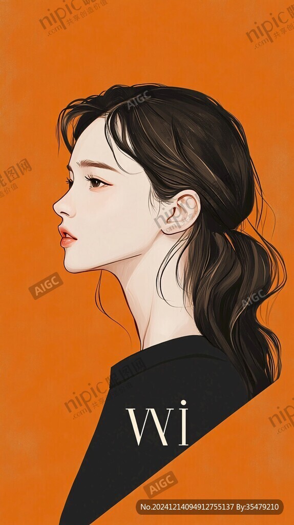 知性女生插畫