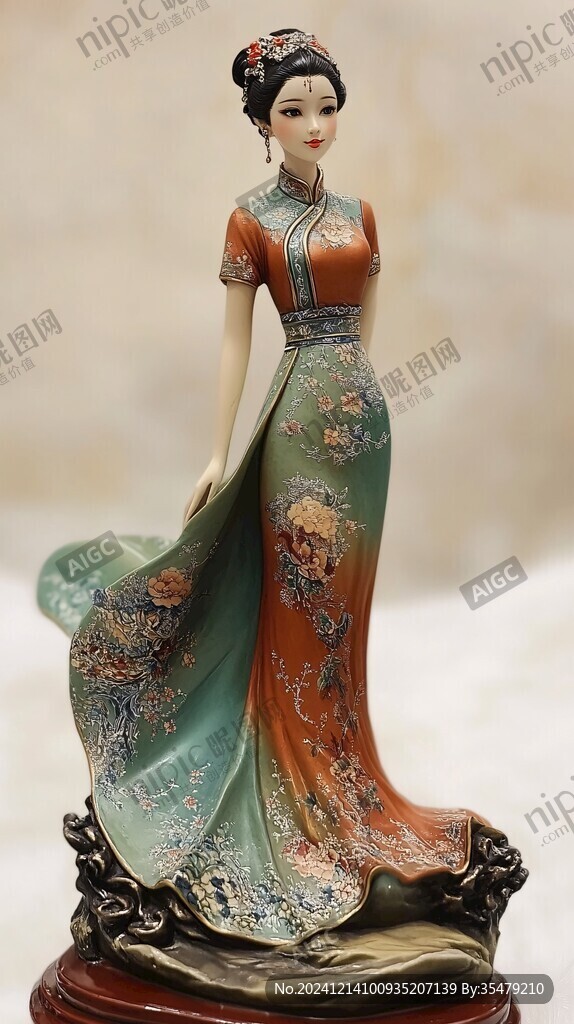 陶瓷古典美女