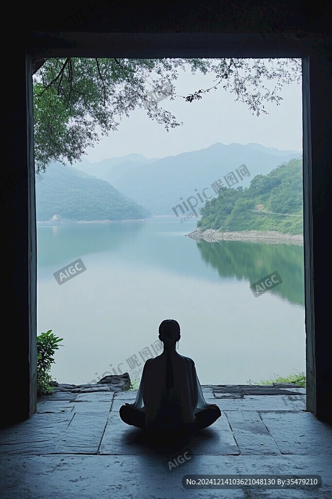 坐禪靜思