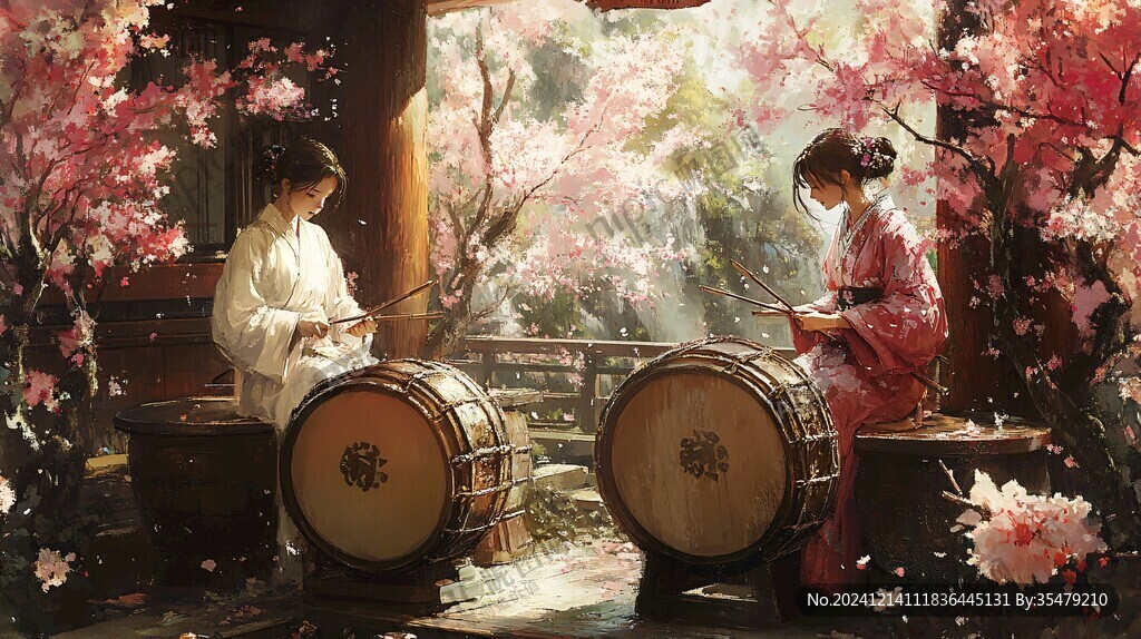 古代奏樂場景