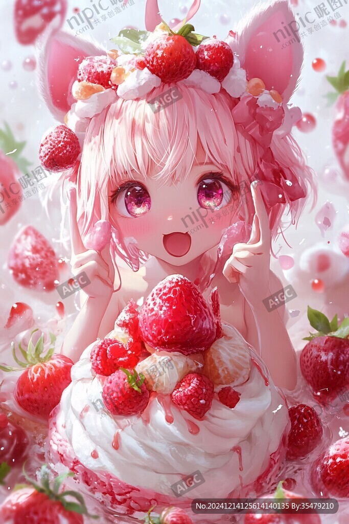 漫畫草莓美女