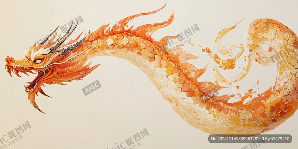 龍年系列插畫形象