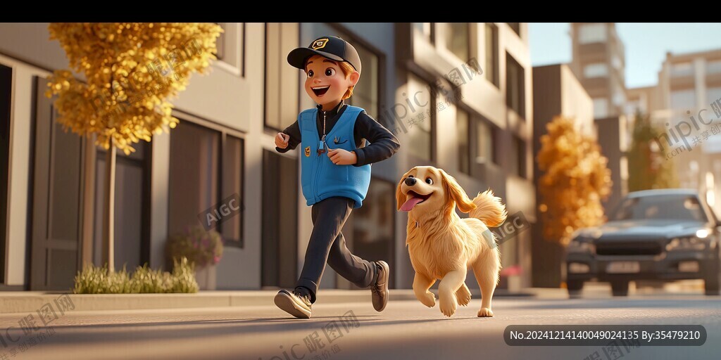 萌犬過馬路