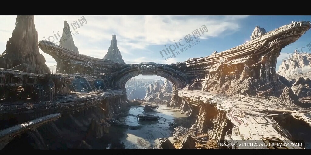 科幻背景科幻場(chǎng)景