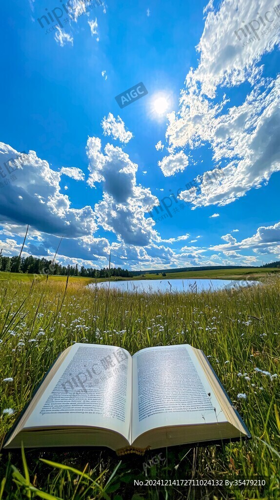陽光下的書