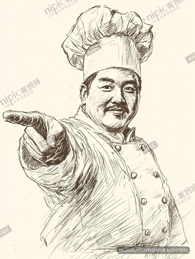手繪大廚