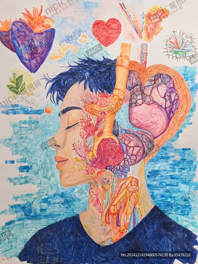 心理健康繪畫