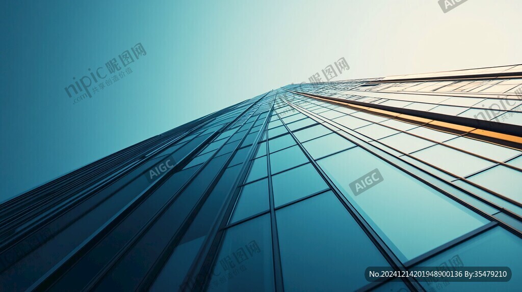 寶石藍(lán)玻璃建筑