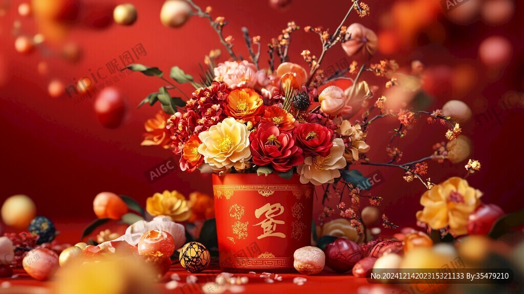 年霄花福桶