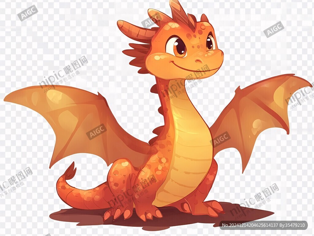 q版龍卡通龍造型