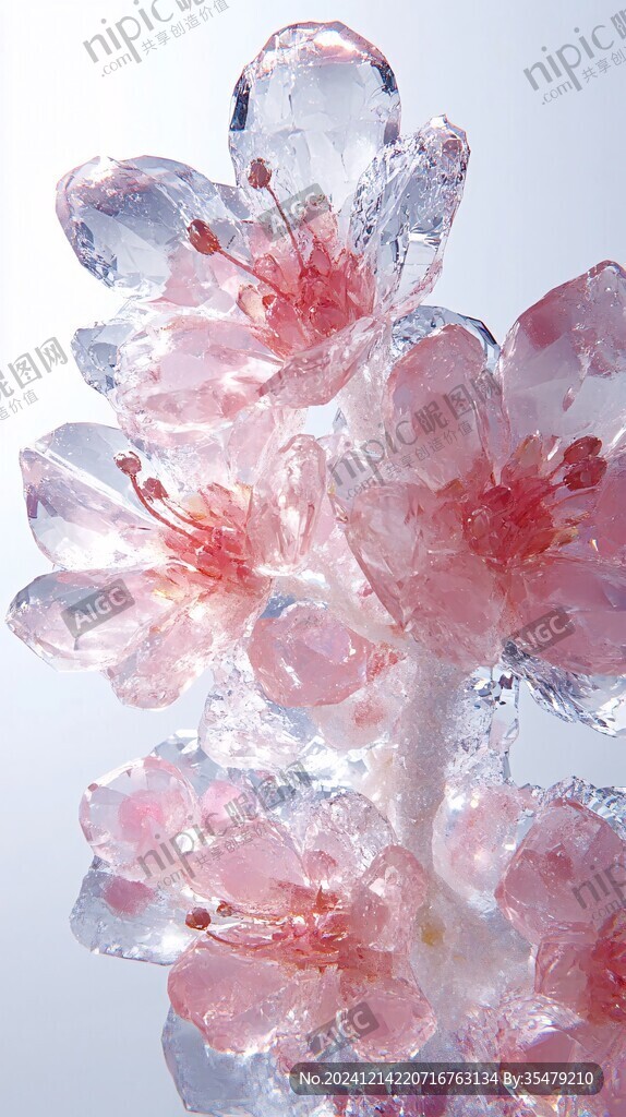 水晶花簇