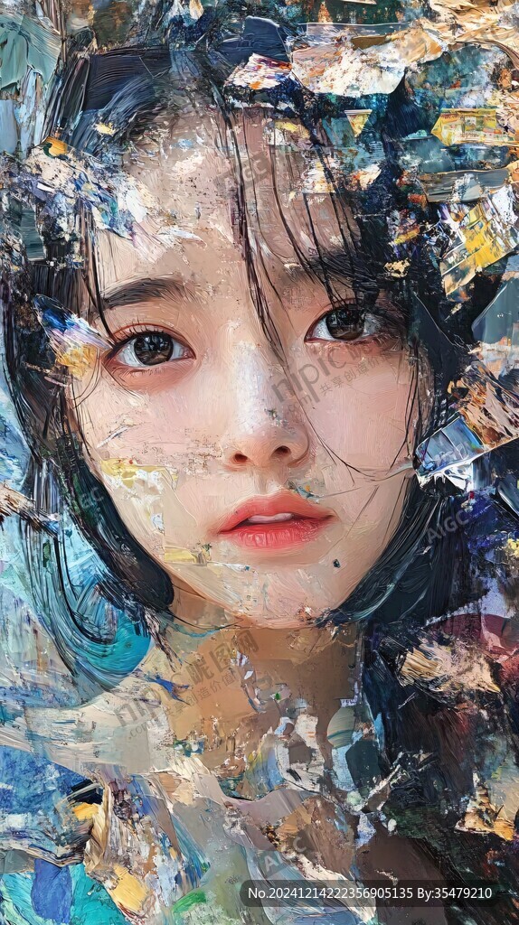 油畫特效照片
