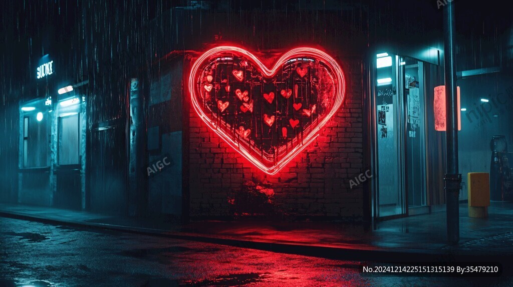 雨中街道夜晚的雨