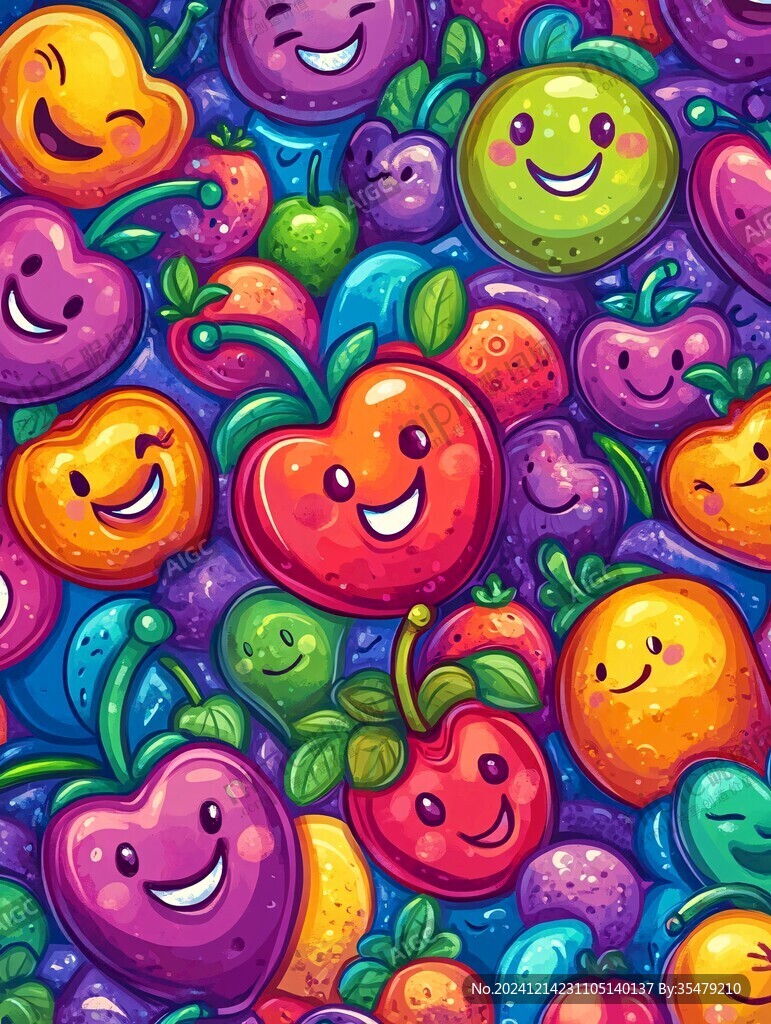 卡通水果壁紙