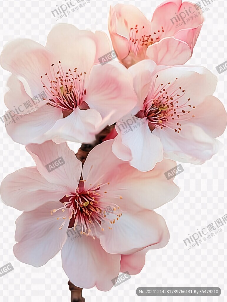 免摳桃花元素