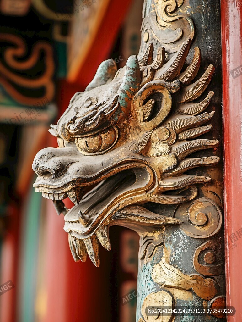 龍柱局部