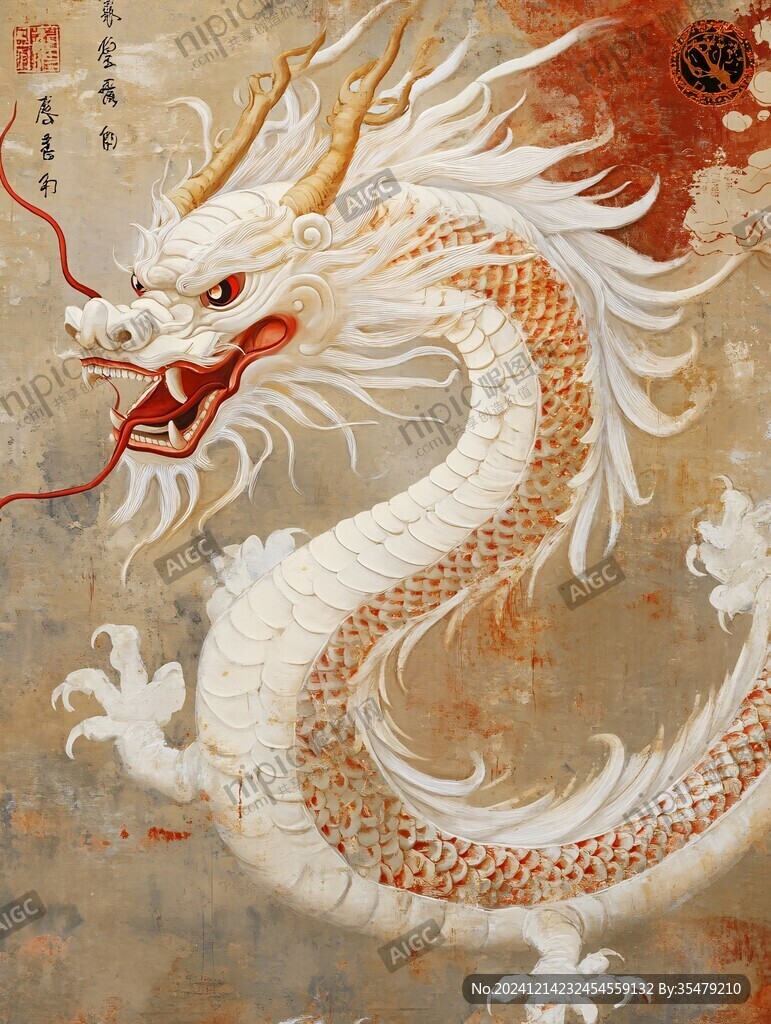 龍年插畫手繪