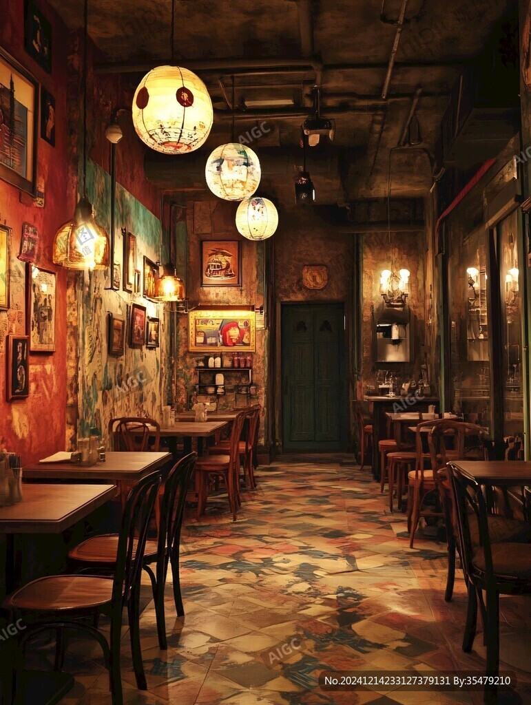懷舊餐廳環境圖