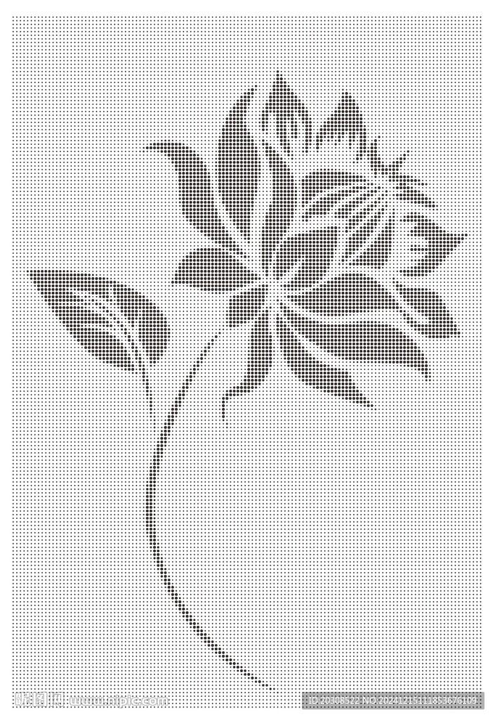 圓點花朵沖孔板