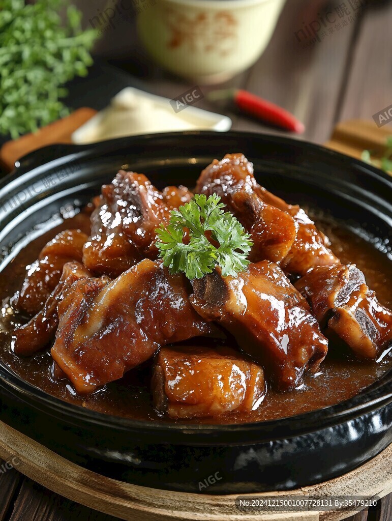 鮑魚醬燜仔排