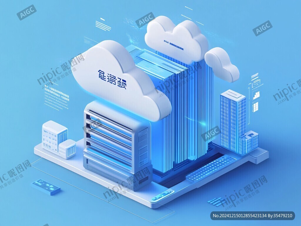 科技風智慧建筑