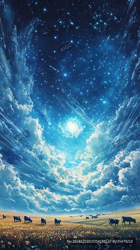星河夢境裝飾畫