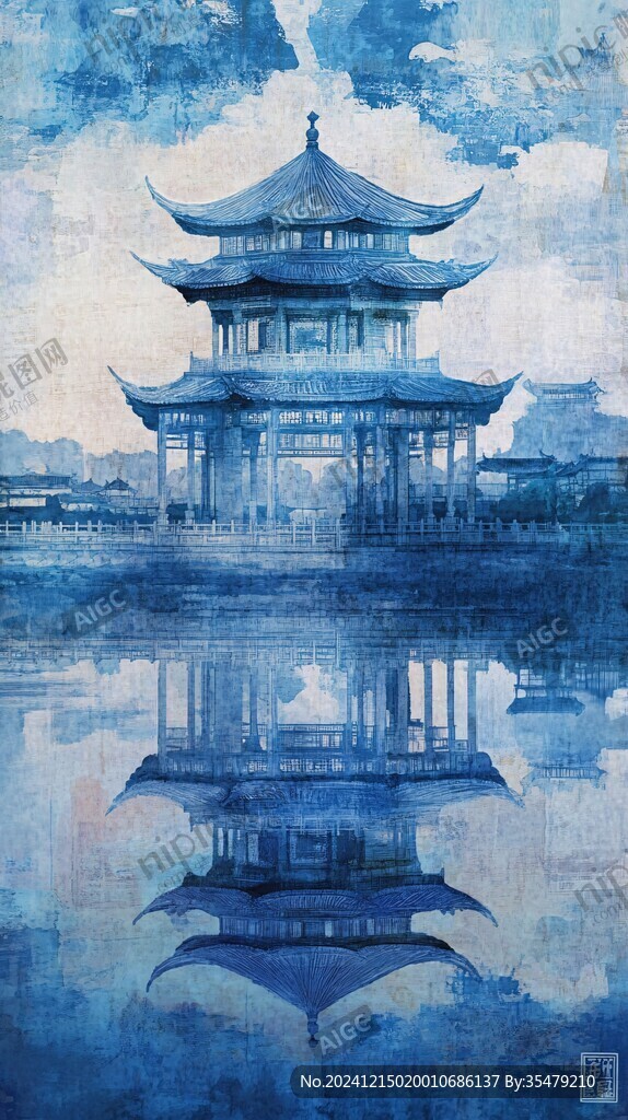 天一閣插畫