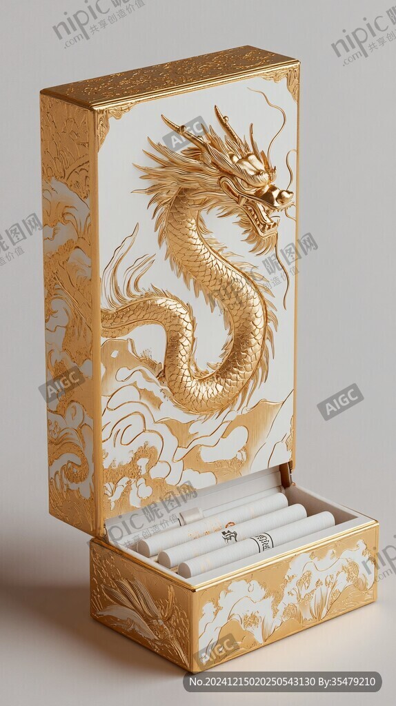 龍年禮盒包裝插畫